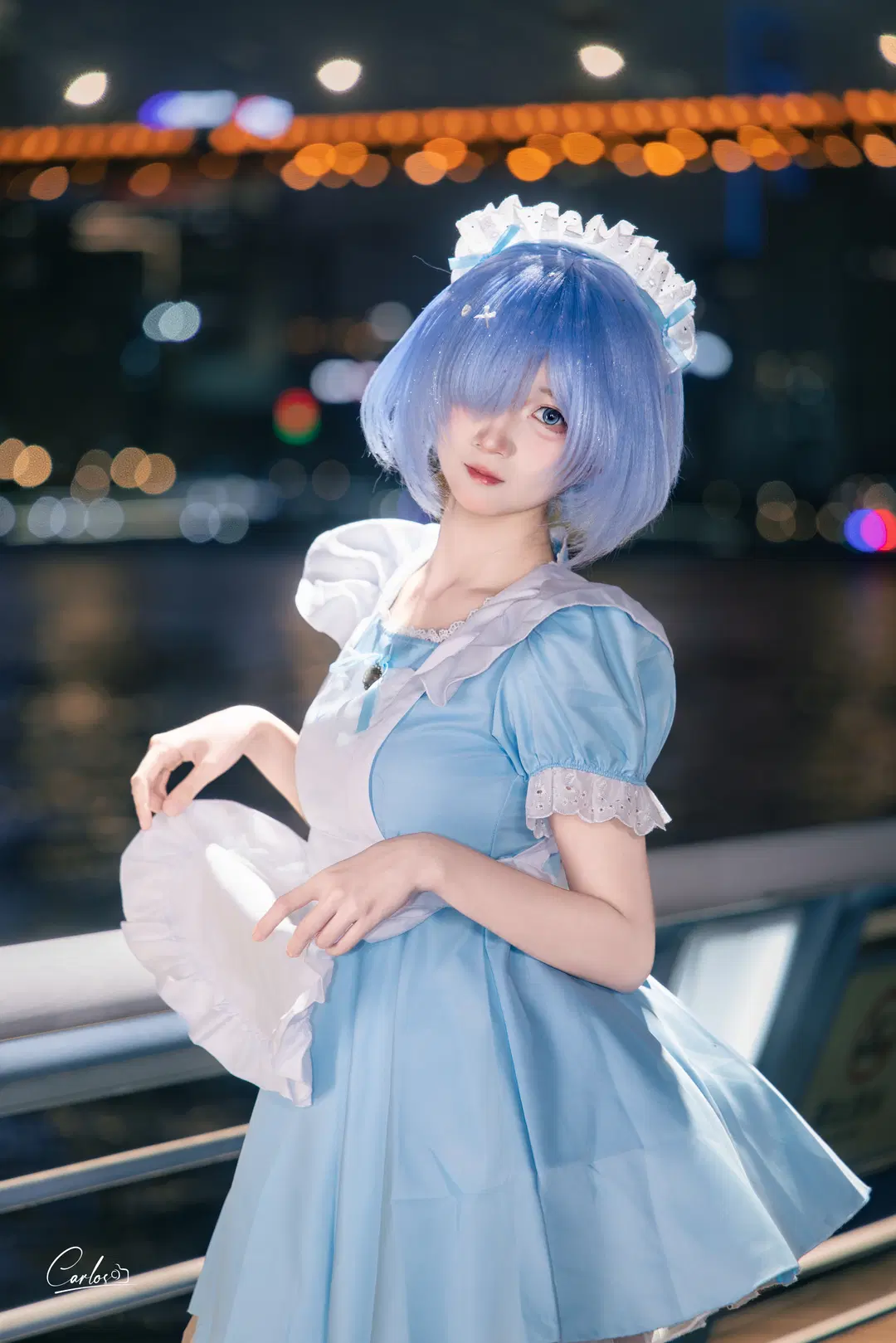 【蕾姆cos】Re從零開始江畔夜景，帶著剛出爐的麵包一起看江景 - Carlos光影实录 - 第2張