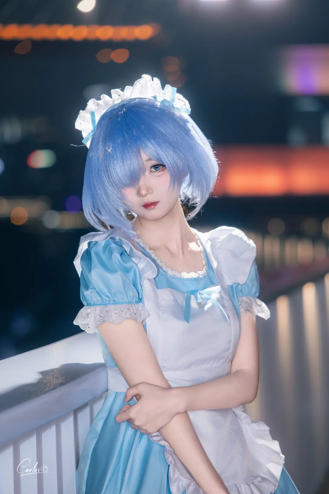 【蕾姆cos】Re從零開始江畔夜景，帶著剛出爐的麵包一起看江景 - Carlos光影实录 - 第7張