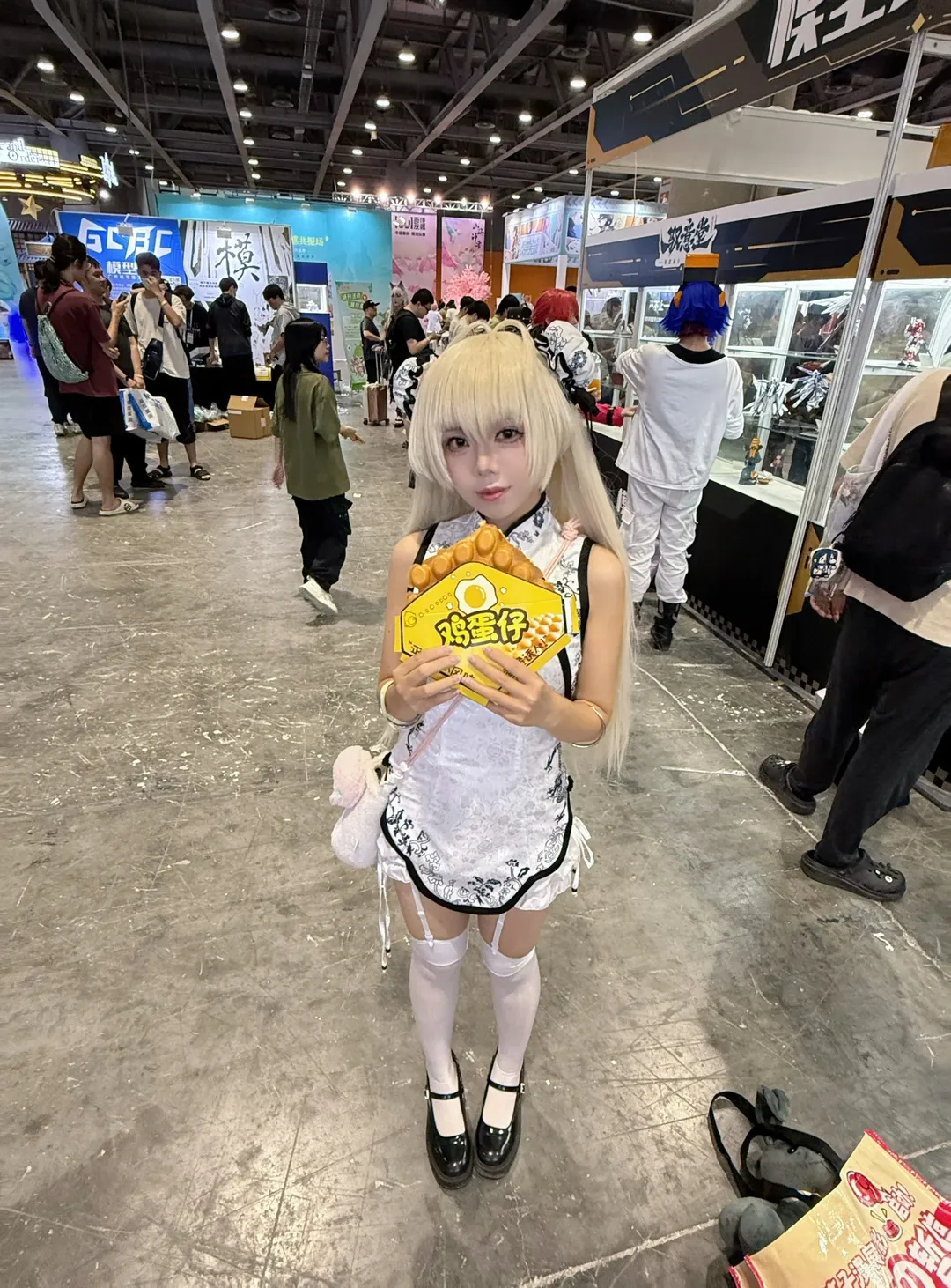 cosplay, 漫展返图, 萤火虫漫展, 穹妹cos, 白丝旗袍 - 第3张