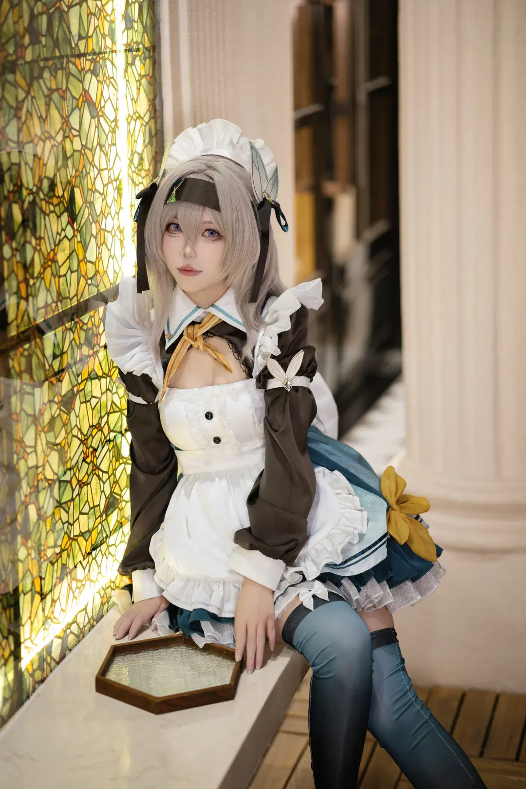 【流萤cos】崩坏星穹铁道里，用女仆装记录不愿被遗忘的陪伴 - Helloguagua - 第3张