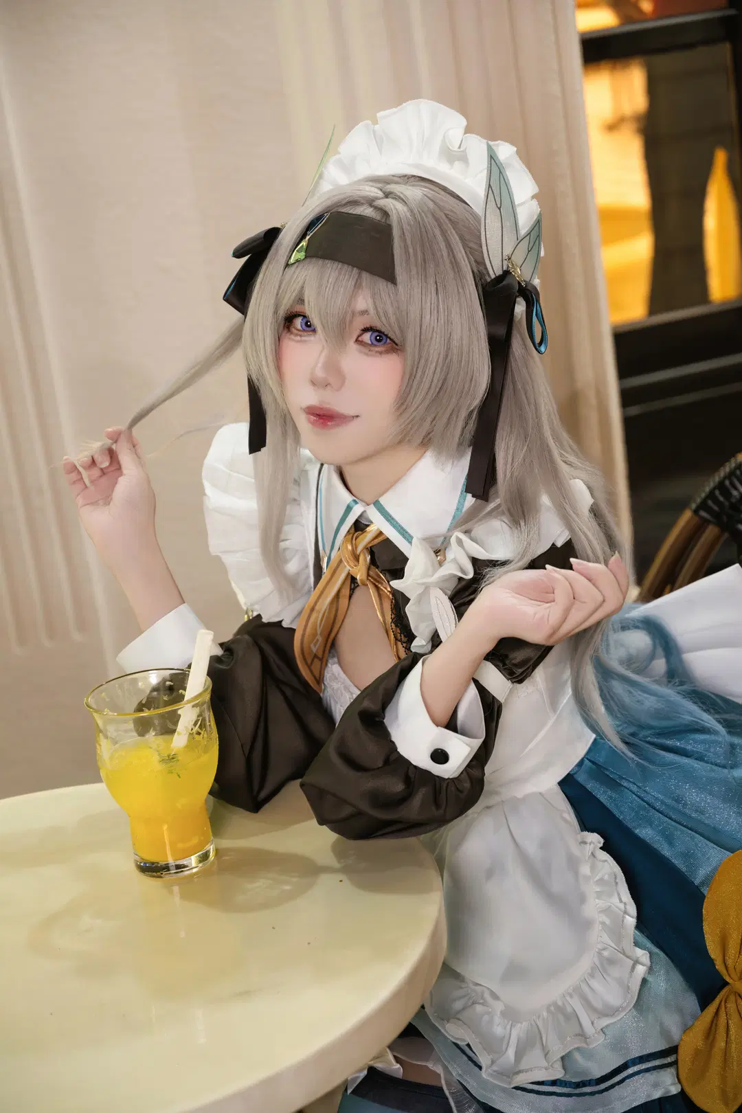 【流萤cos】崩坏星穹铁道里，用女仆装记录不愿被遗忘的陪伴 - Helloguagua - 第6张