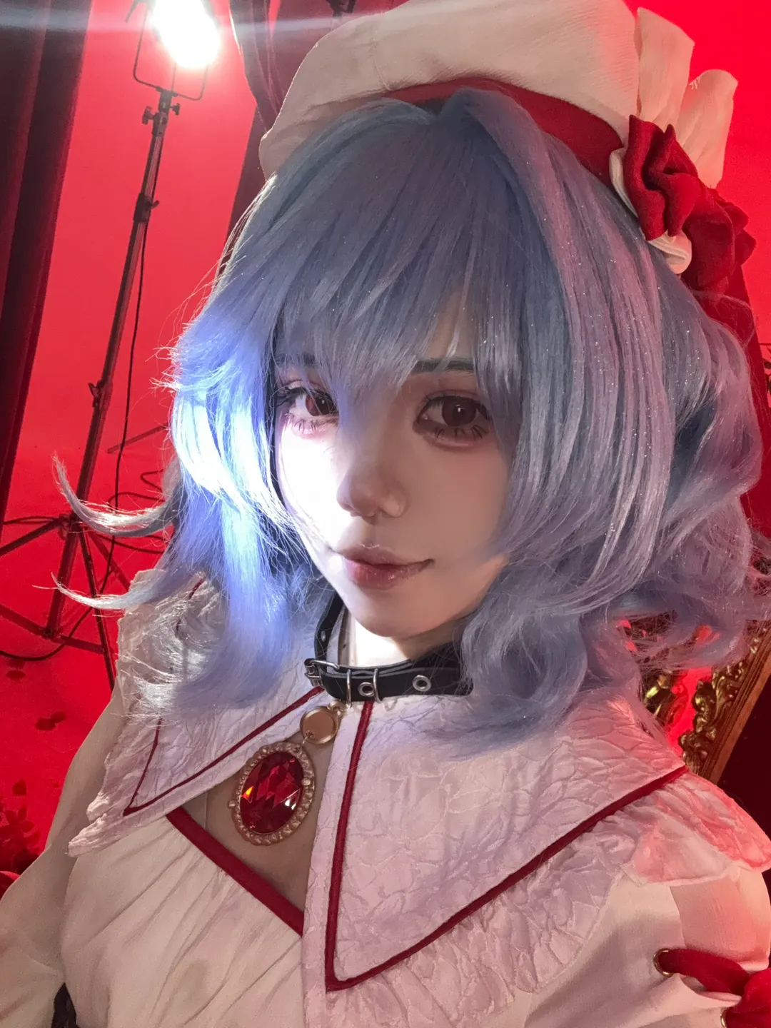 东方project, 蕾米莉亚cos, 哥特风, 白丝, 吸血鬼cos - 第1张
