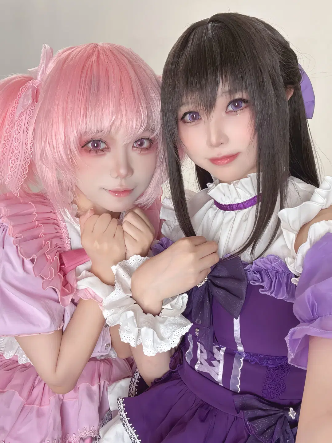 二次元, コスプレ, 鹿目まどか コスプレ, 魔法少女まどか☆マギカ, 暁美ほむらコスプレ