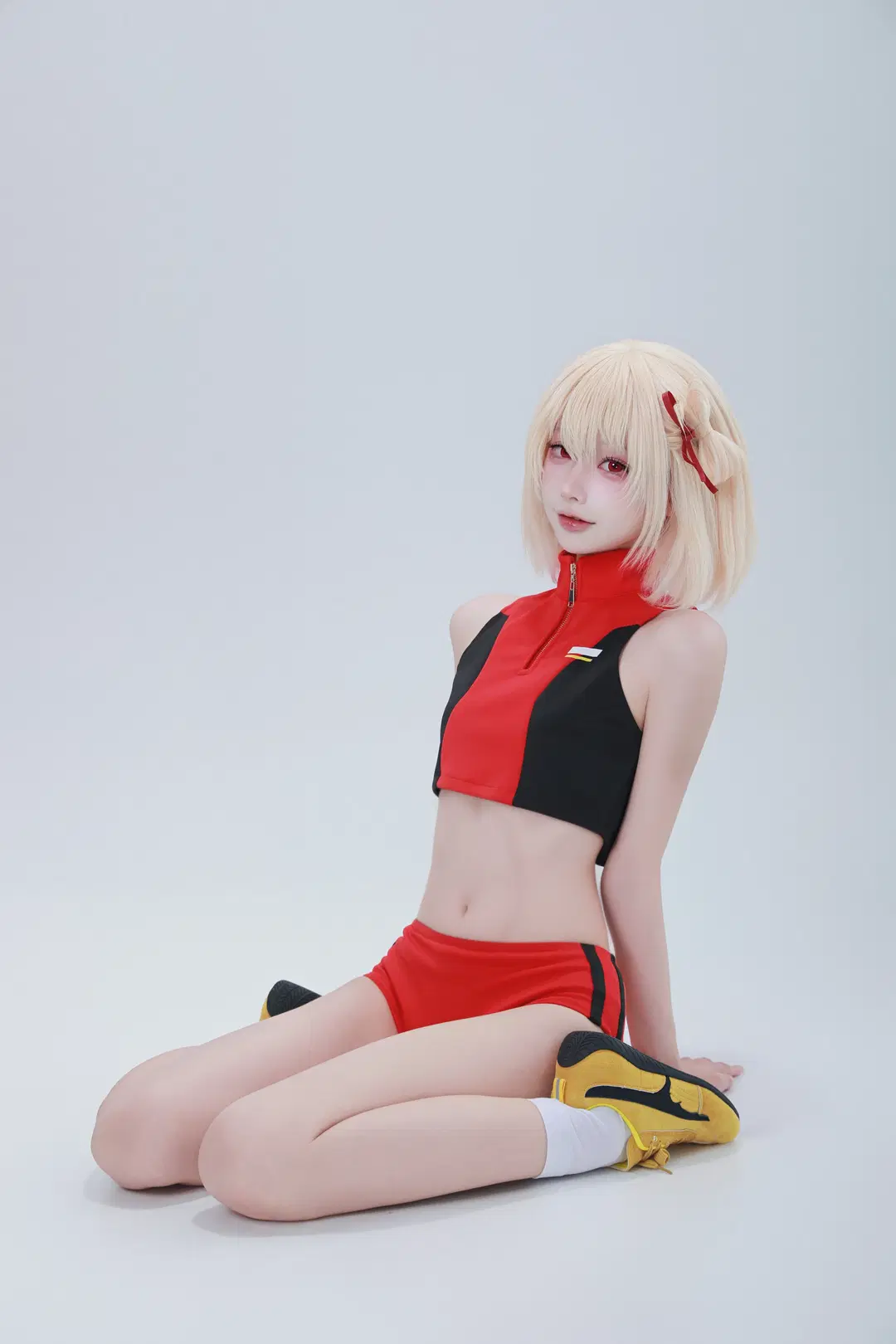 动作参考, 白棚摄影, 锦木千束cos, 莉可莉丝, 训练服
