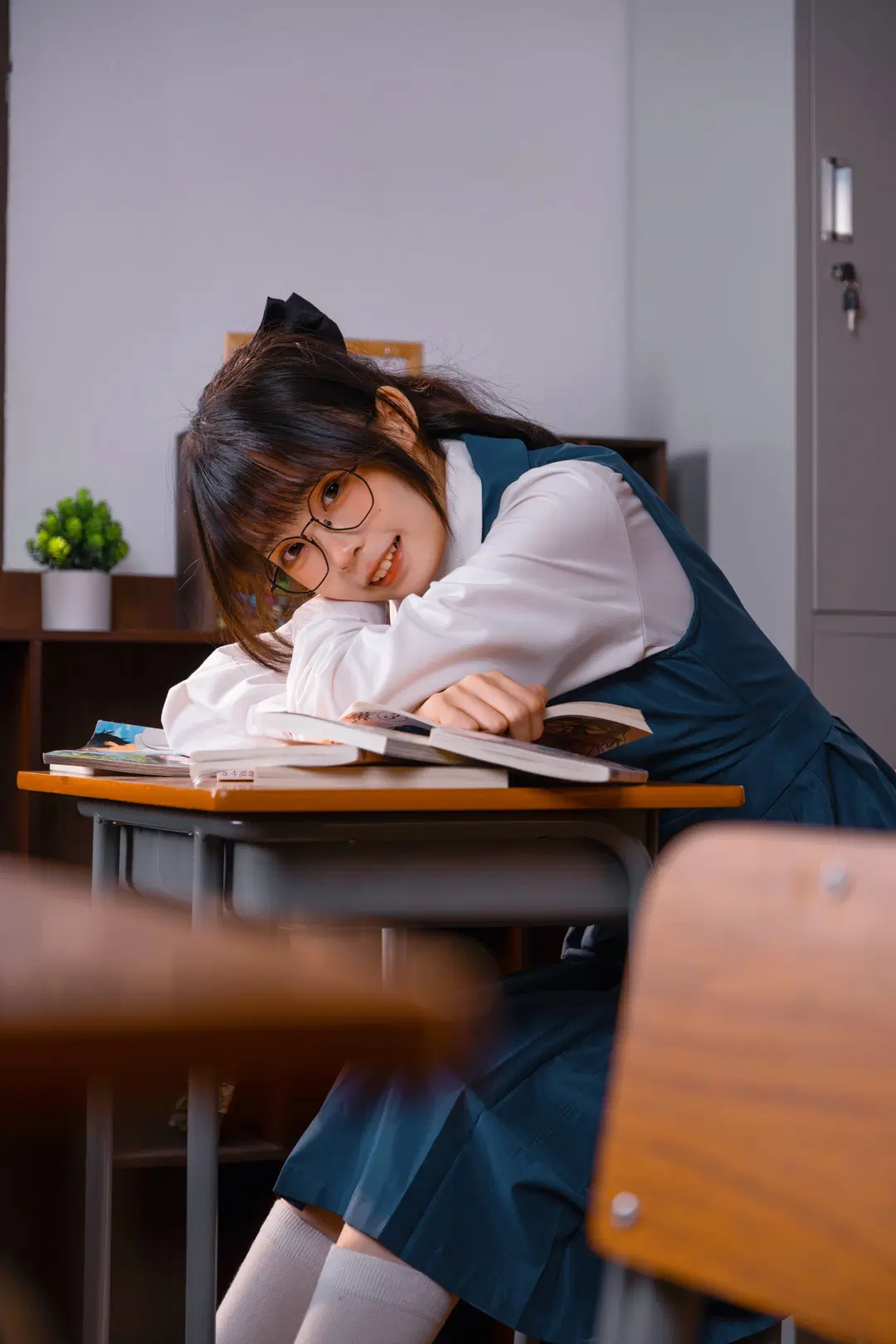 自分へのご褒美にJK制服で撮影してきた日 - 放神化鹿 - 4枚目