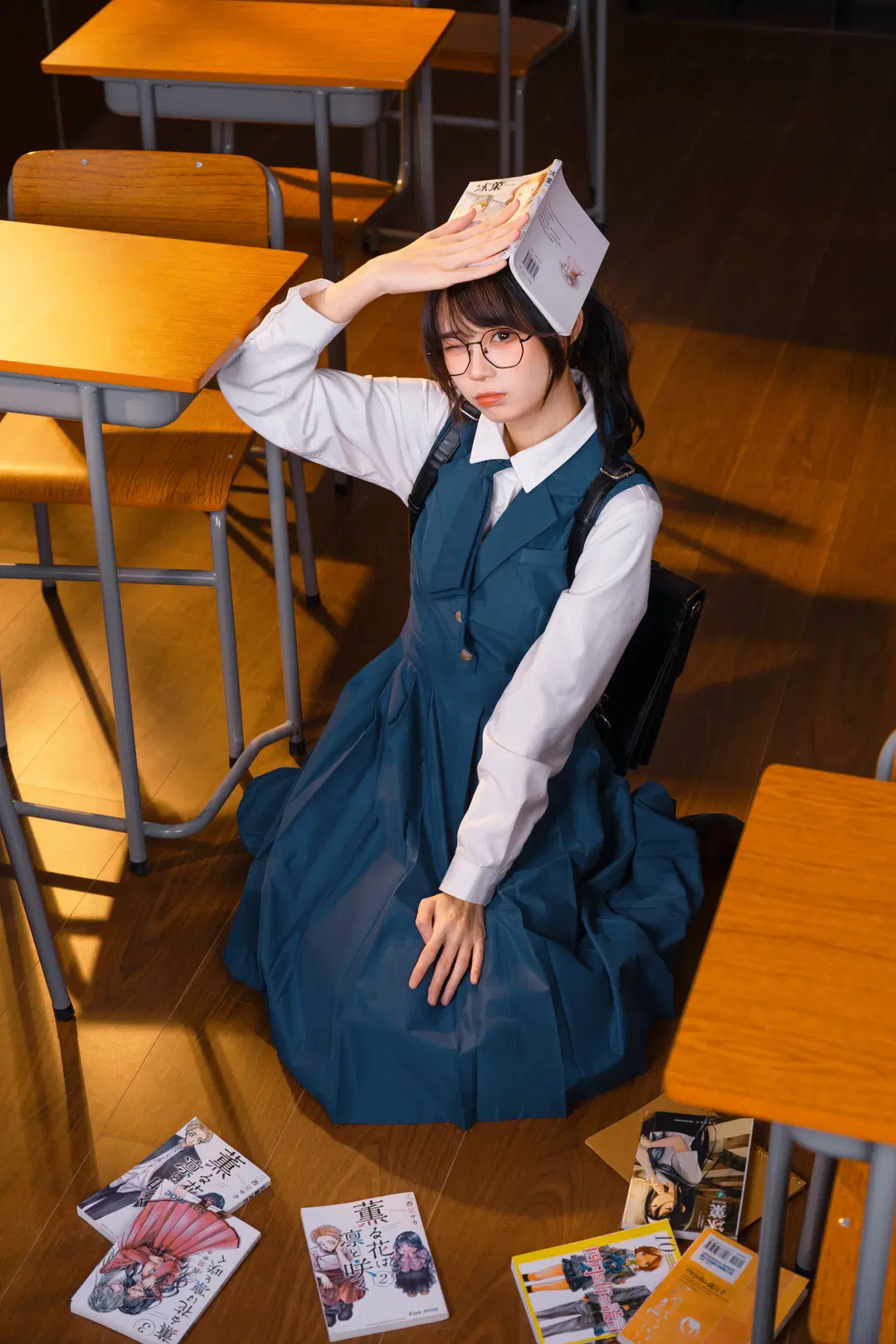 自分へのご褒美にJK制服で撮影してきた日 - 放神化鹿 - 8枚目