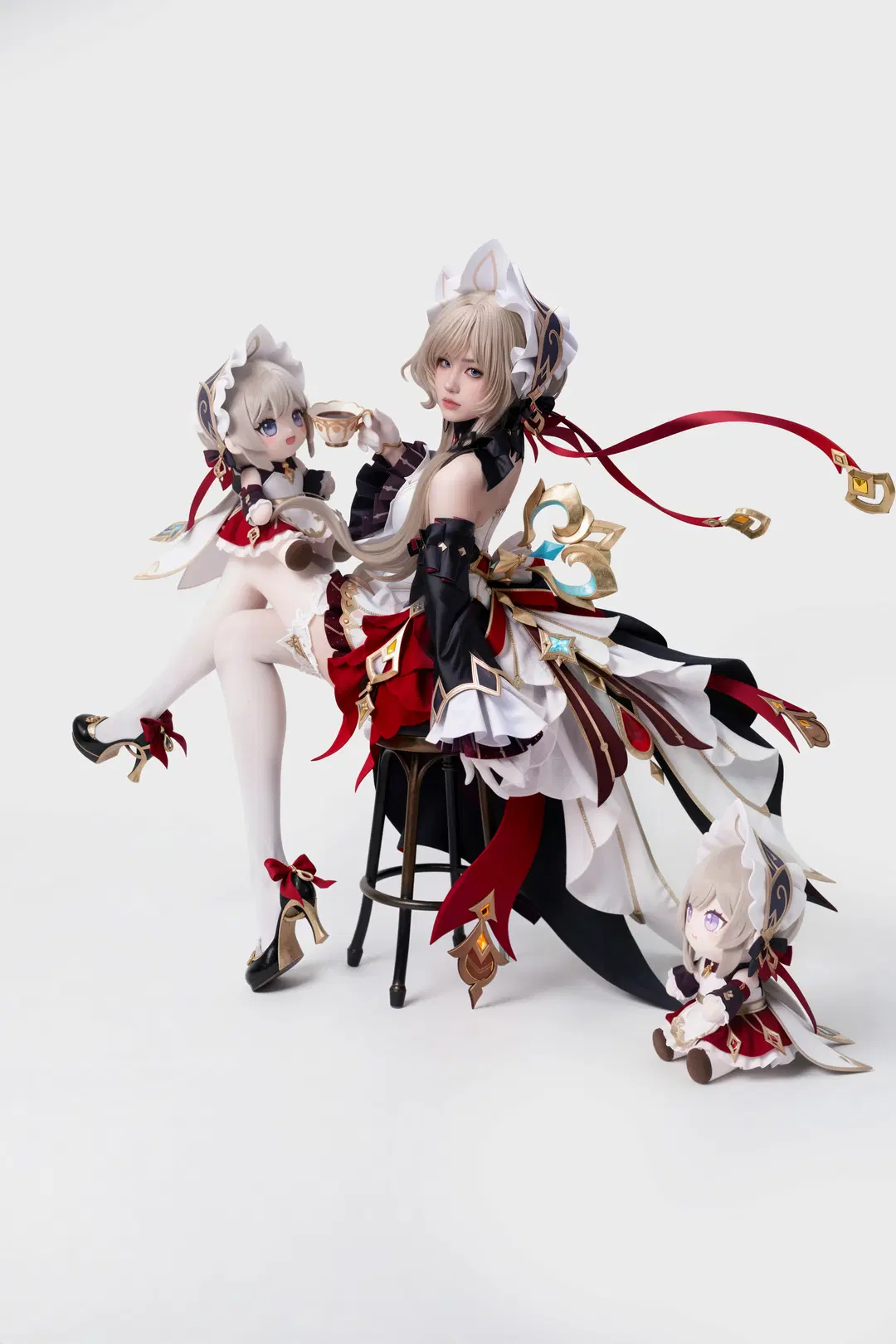 原神, 二次元摄影, 白丝, cosplay正片, 木偶桑多涅cos