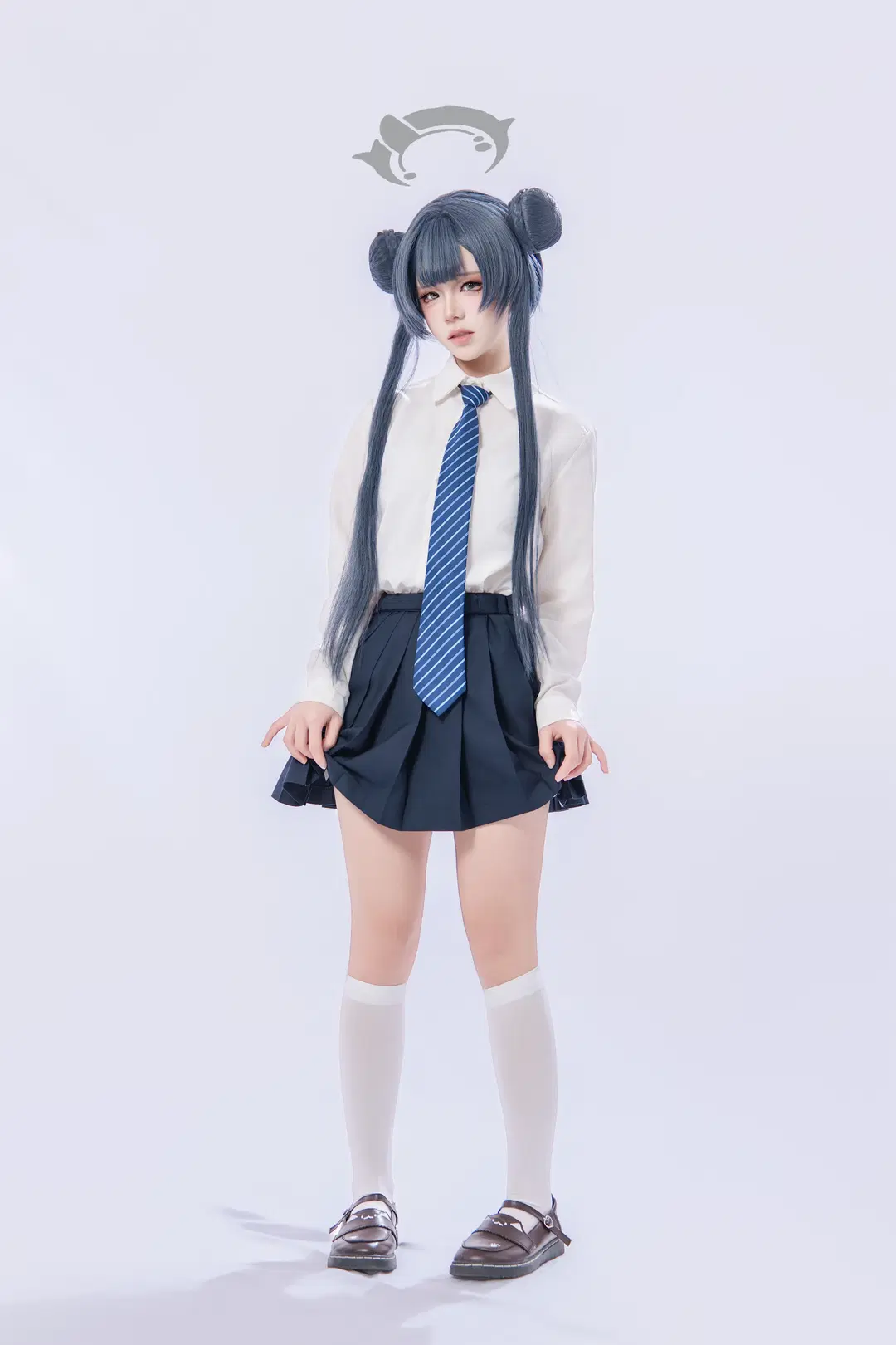 [Misaki cosplay] Blue Archive School-Style Photoshoot Log by 海海 - Image 2