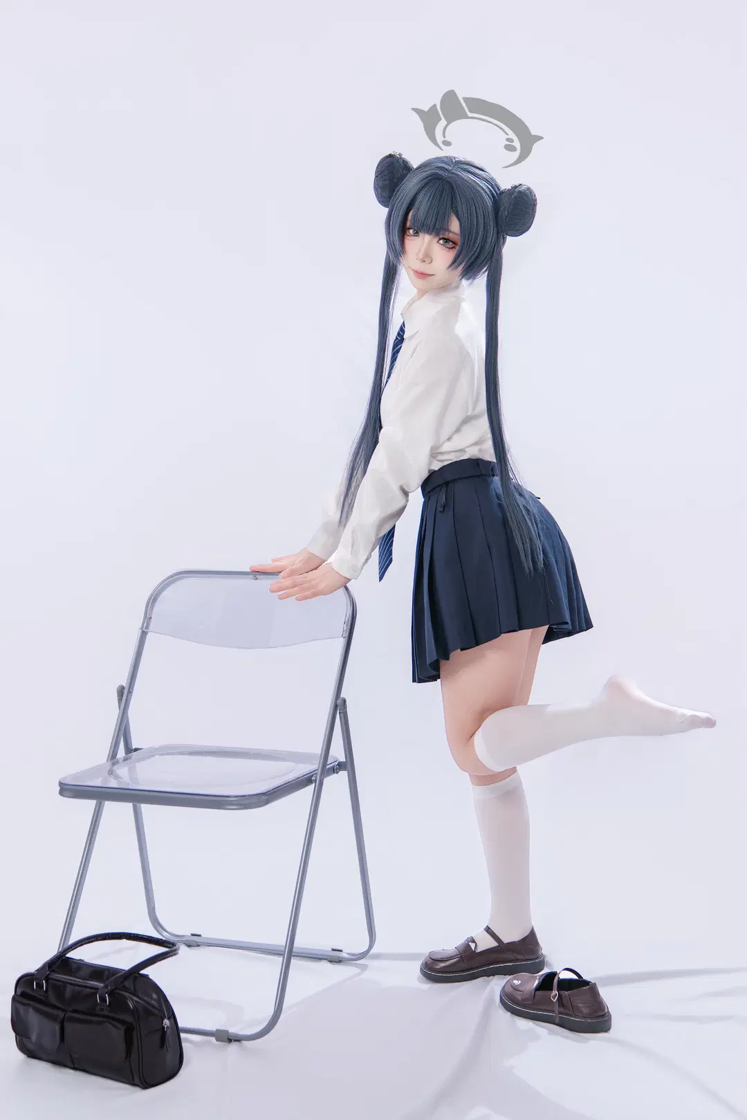 [Misaki cosplay] Blue Archive School-Style Photoshoot Log by 海海 - Image 8
