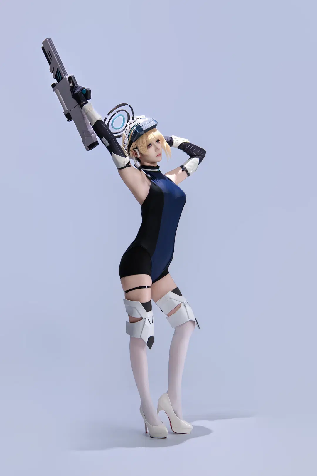 【飛鳥馬トキ コスプレ】ブルーアーカイブ SF戦闘少女のフリーズ瞬間 - 海海 - 2枚目