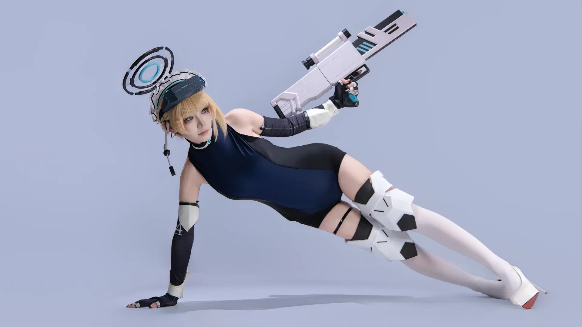 【飛鳥馬トキ コスプレ】ブルーアーカイブ SF戦闘少女のフリーズ瞬間 - 海海 - 4枚目