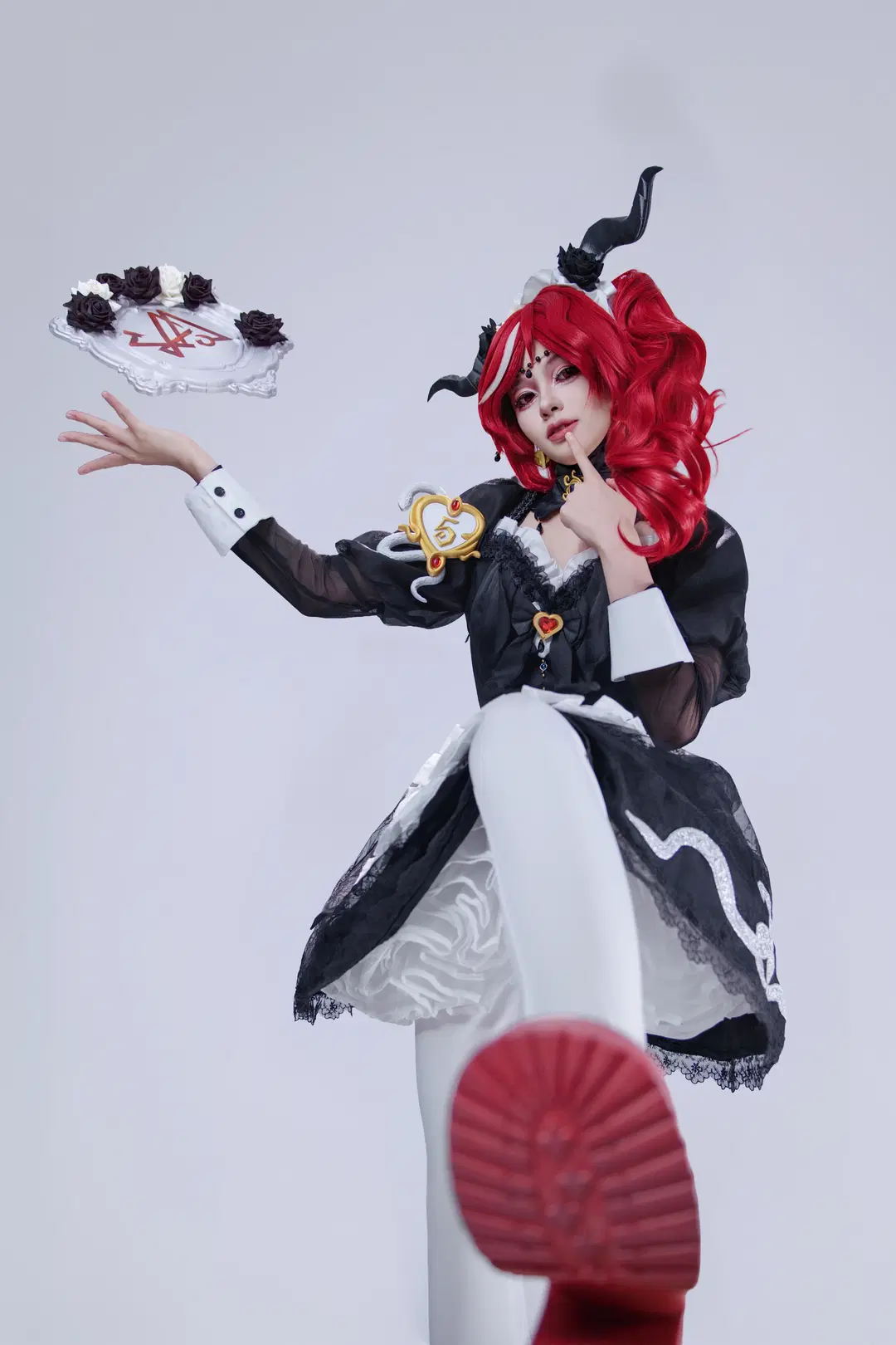 第五人格祭司绯cos，真理之下九宫格与拍照姿势记录 - 海海 - 第5张