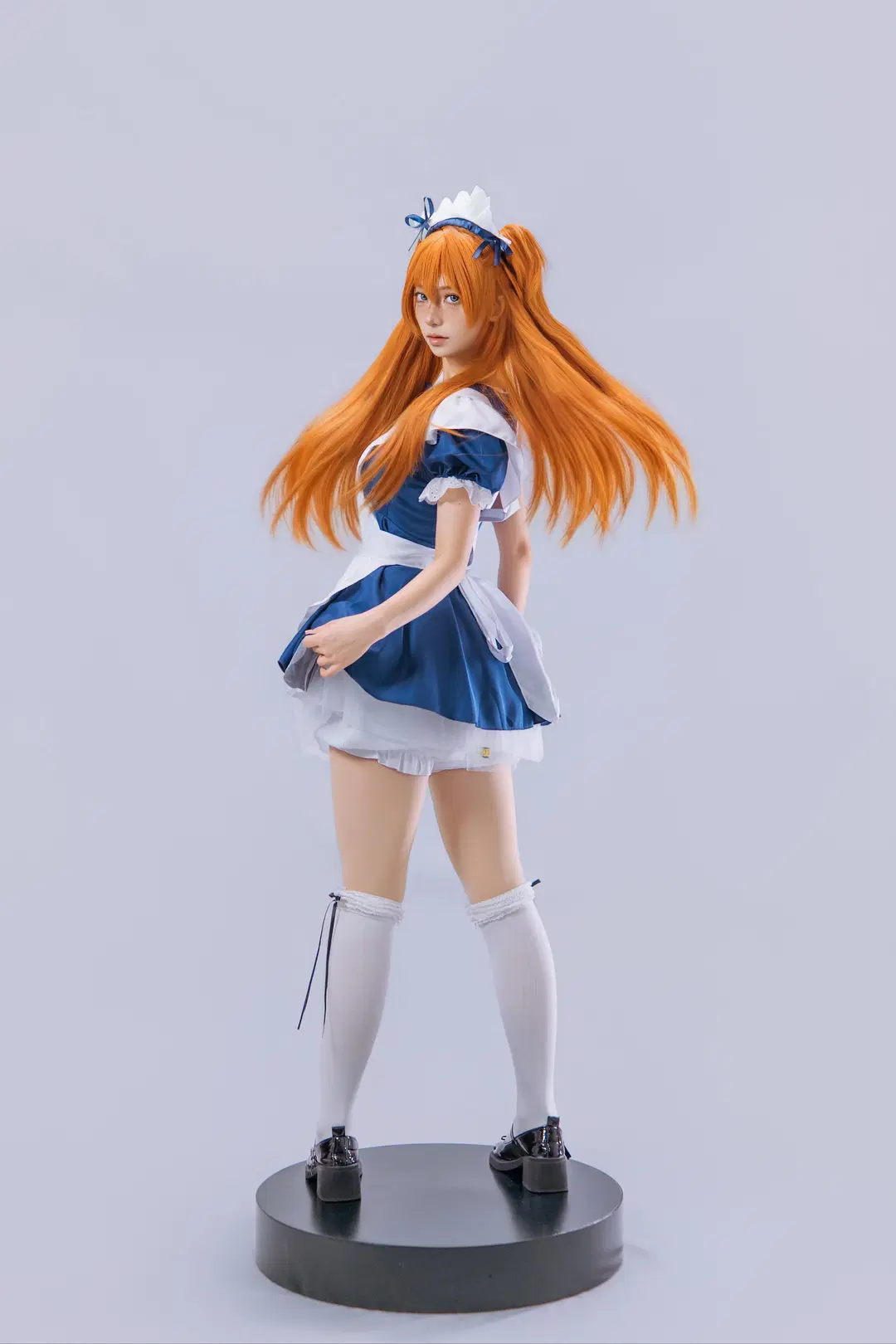 [Asuka Cosplay] Neon Genesis Evangelion Maid outfit Photo poses Guide by 海海 - Image 11