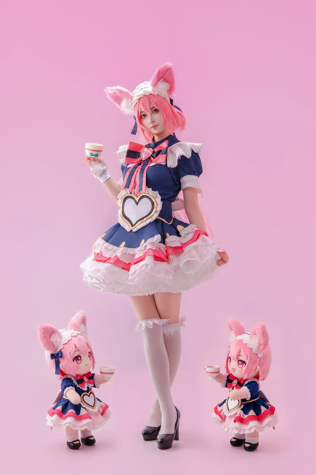 [Daji cosplay] Honor of Kings pink fox: Sharing diverse Photo poses by 海海📸 - Image 10
