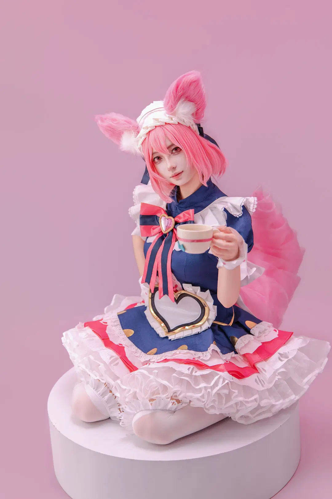 cosplay, 王者榮耀, 拍照姿勢, 妲己cos, 絲襪