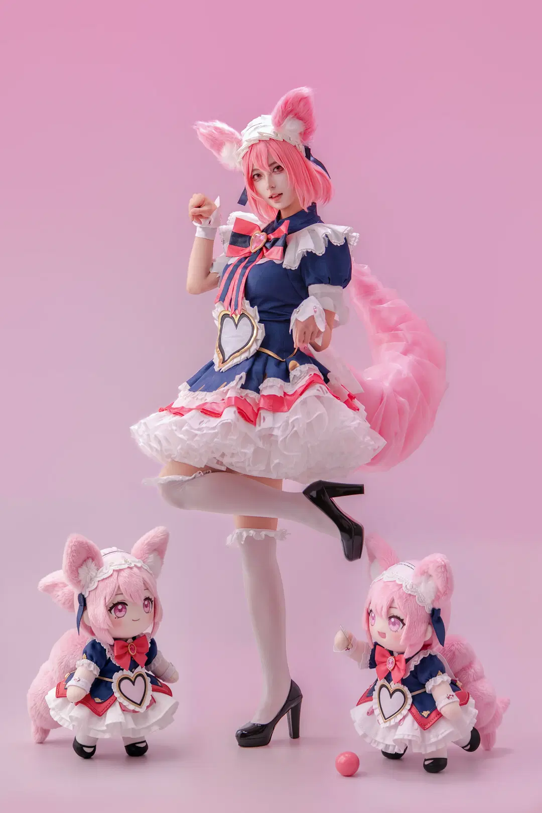 [Daji cosplay] Honor of Kings pink fox: Sharing diverse Photo poses by 海海📸 - Image 6