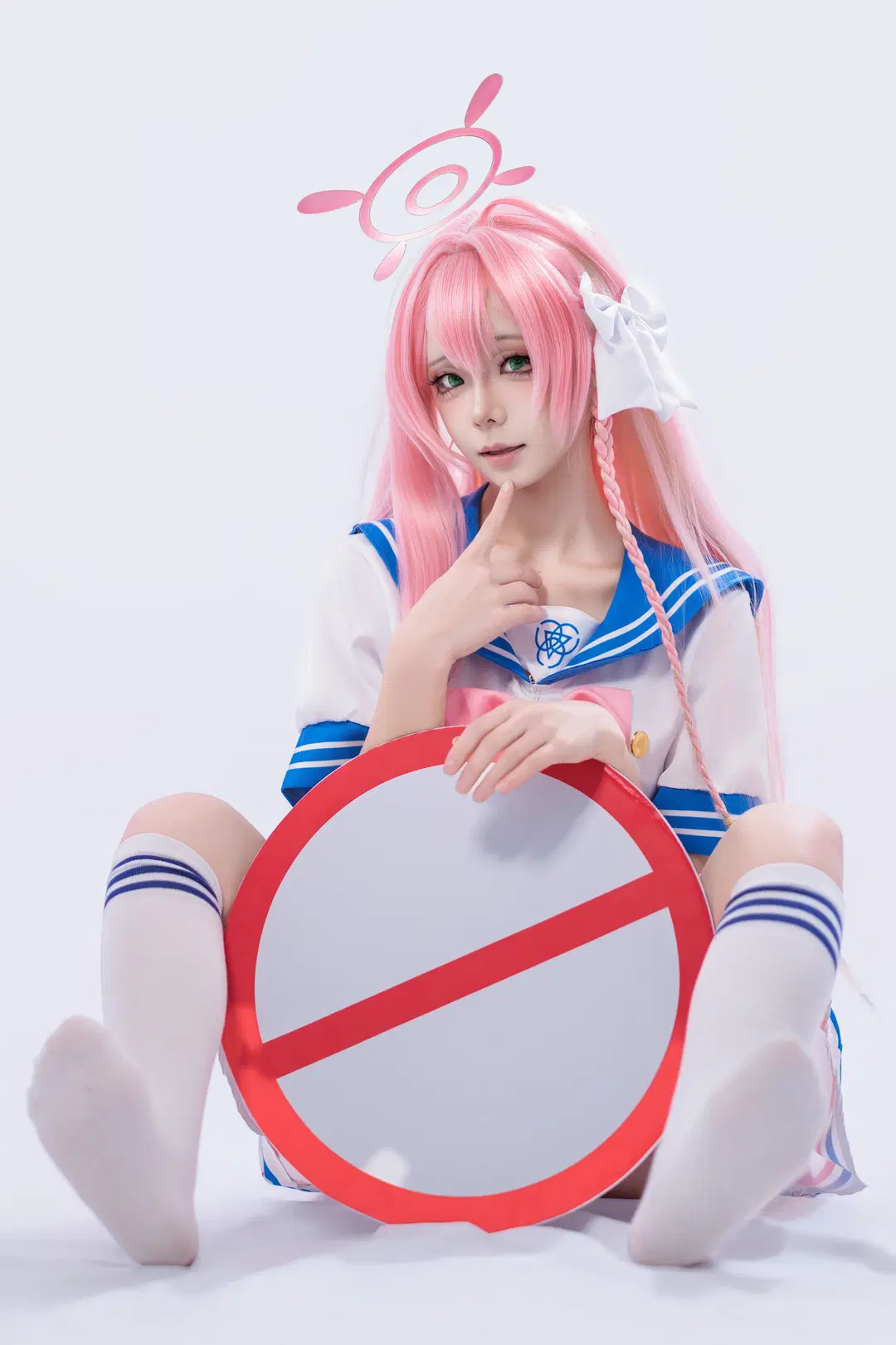 【浦和花子cos】粉色长发水手服的二次元拍摄 - 海海📸 - 第6张