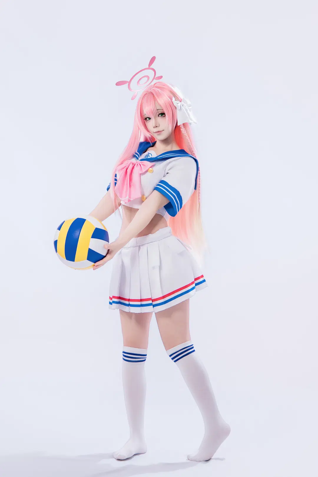 【浦和花子cos】粉色长发水手服的二次元拍摄 - 海海📸 - 第8张