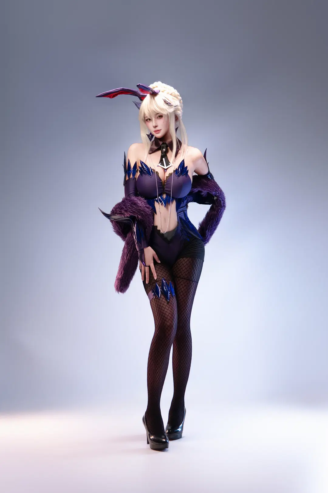 【黑枪呆cos】fgo暗黑兔女郎棚拍记录 - 海海📸 - 第6张