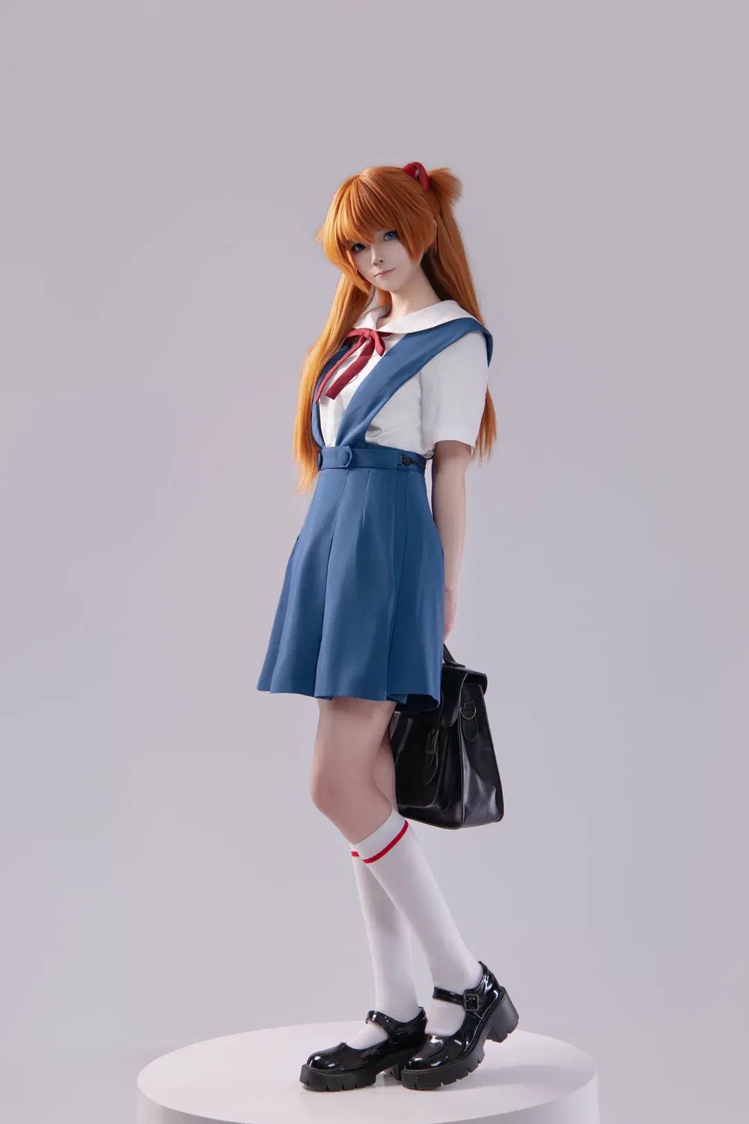 【アスカコスプレ】『新世紀エヴァンゲリオン』定番制服の9分割写真のポーズ共有 - 海海📸 - 16枚目