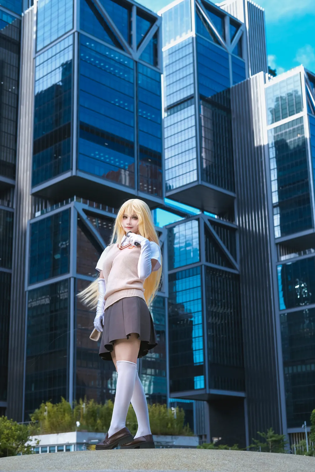 コスプレ, 食蜂操祈 コスプレ, 白ストッキング, とある科学の超電磁砲, 都市写真 - 2枚目
