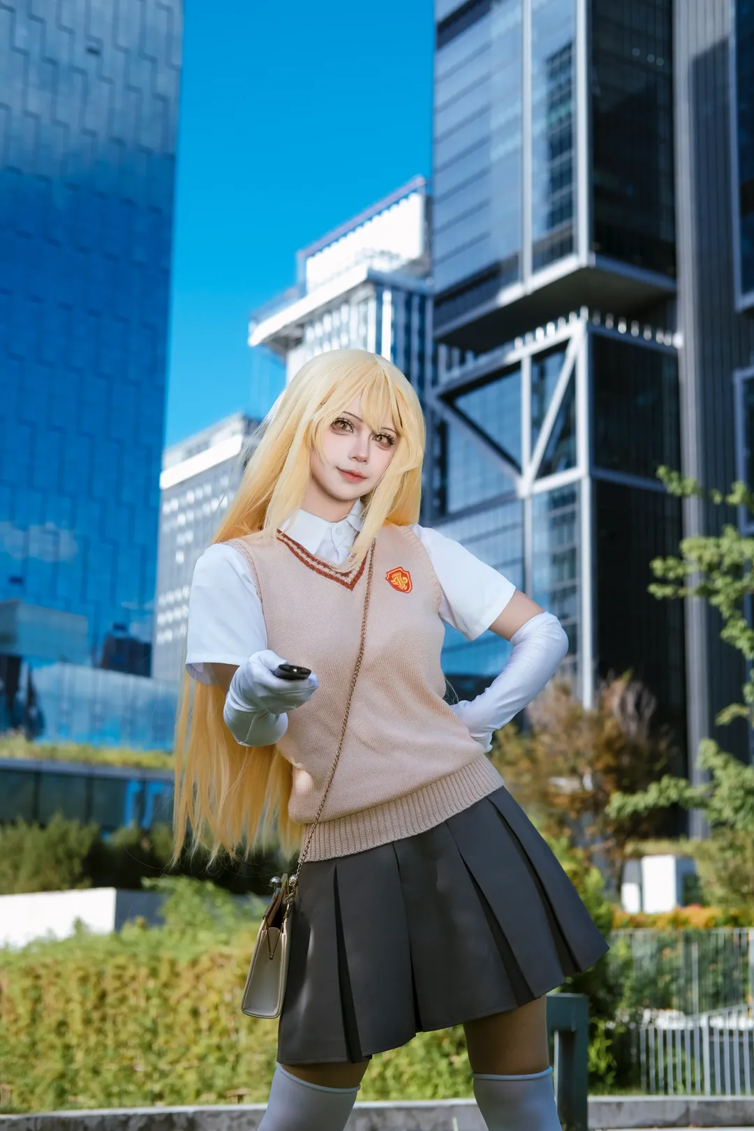 コスプレ, 食蜂操祈 コスプレ, 白ストッキング, とある科学の超電磁砲, 都市写真 - 6枚目