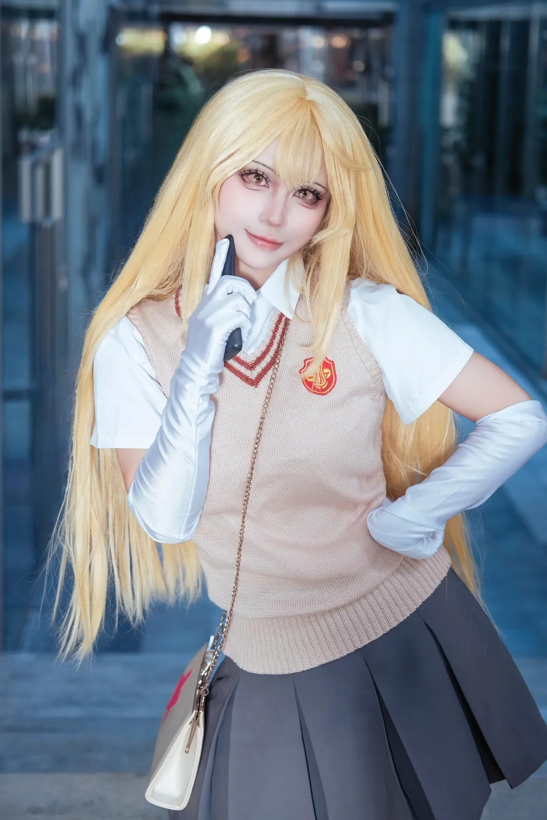 コスプレ, 食蜂操祈 コスプレ, 白ストッキング, とある科学の超電磁砲, 都市写真 - 9枚目