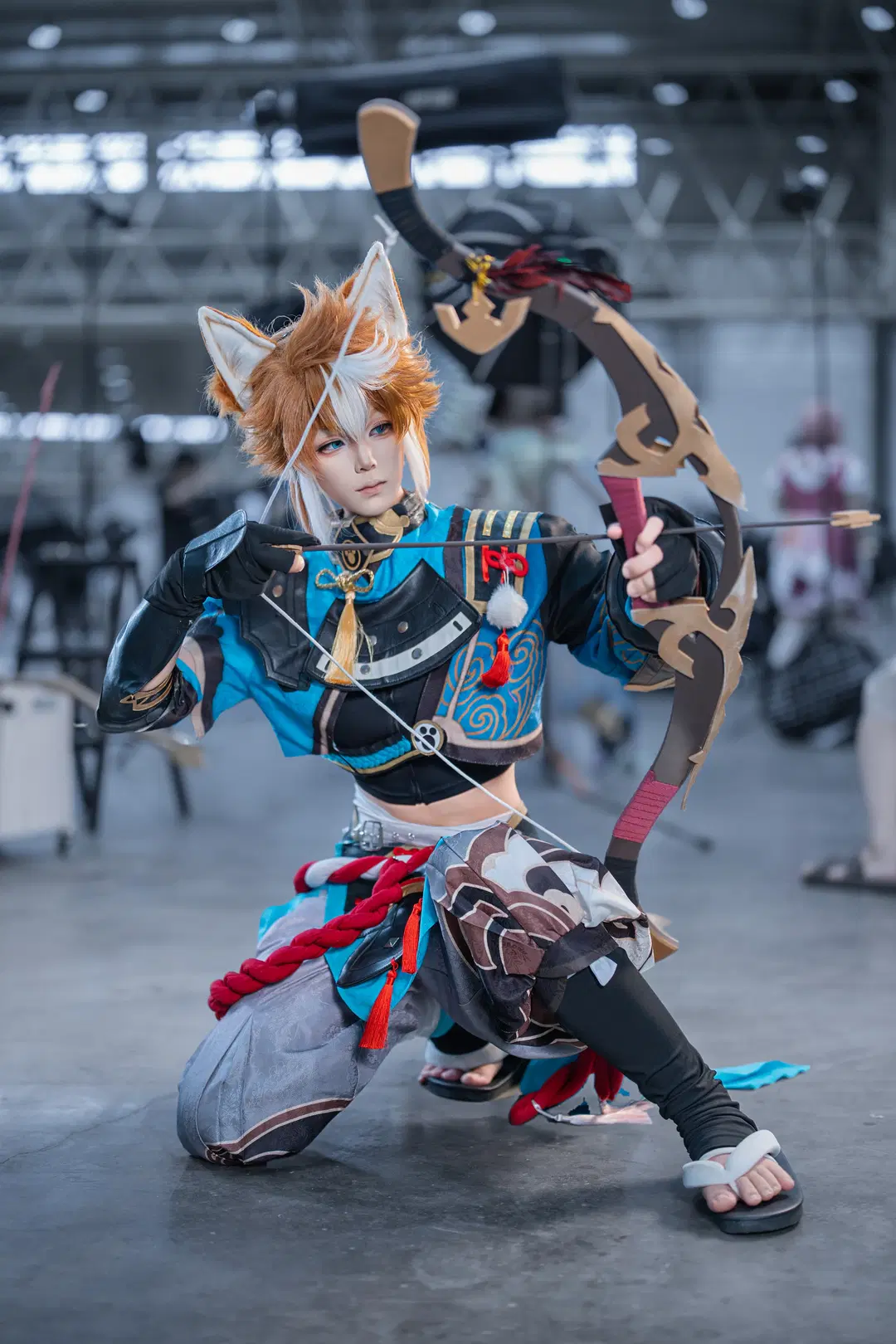 原神, 漫展, 獸耳, 絲襪, 五郎cos