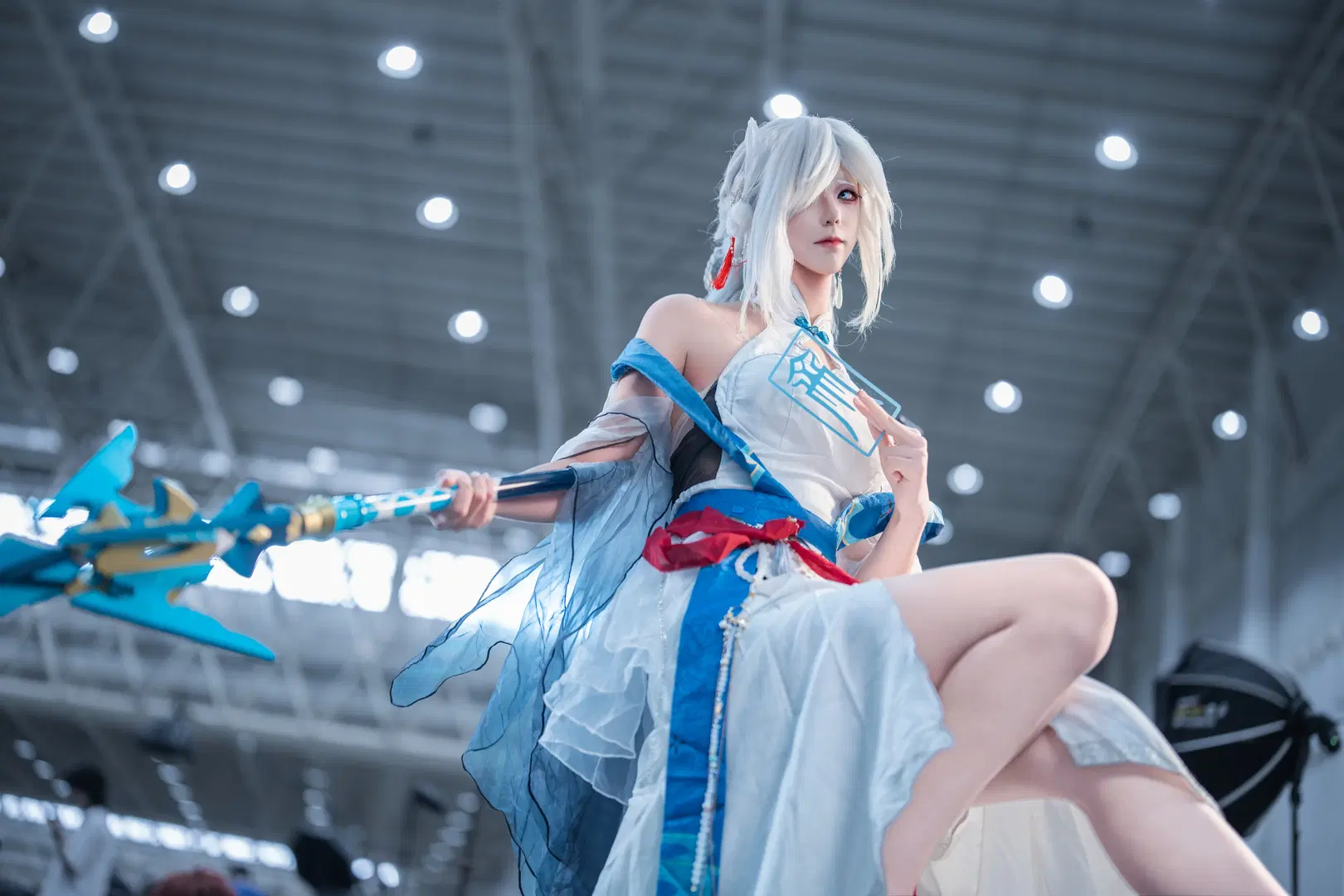 原神, cosplay, 漫展, 申鹤cos, 申鹤雪山神女