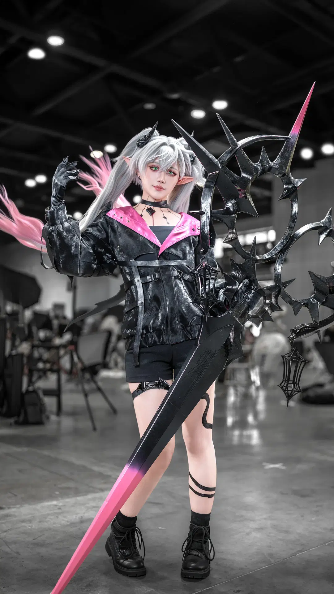 Fate/Grand Order, 漫展场照, 御姐cos, 莉莉丝cos, 皮衣穿搭