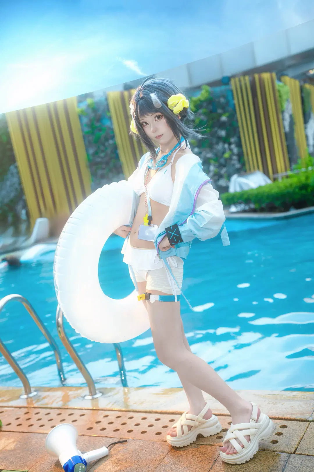 Swimsuit cosplay, Arknights, Summer Film, La Pluma cosplay, Rafaela