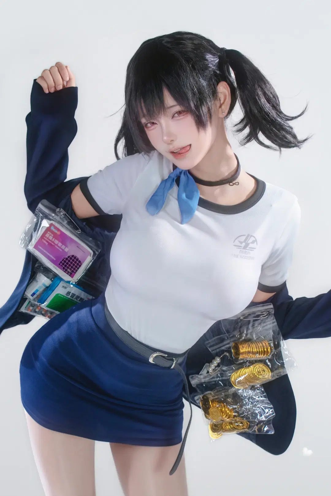 【索拉cos】勝利女神：妮姬 白棚正片，要來點好東西嗎 - 白鸽 - 第2張