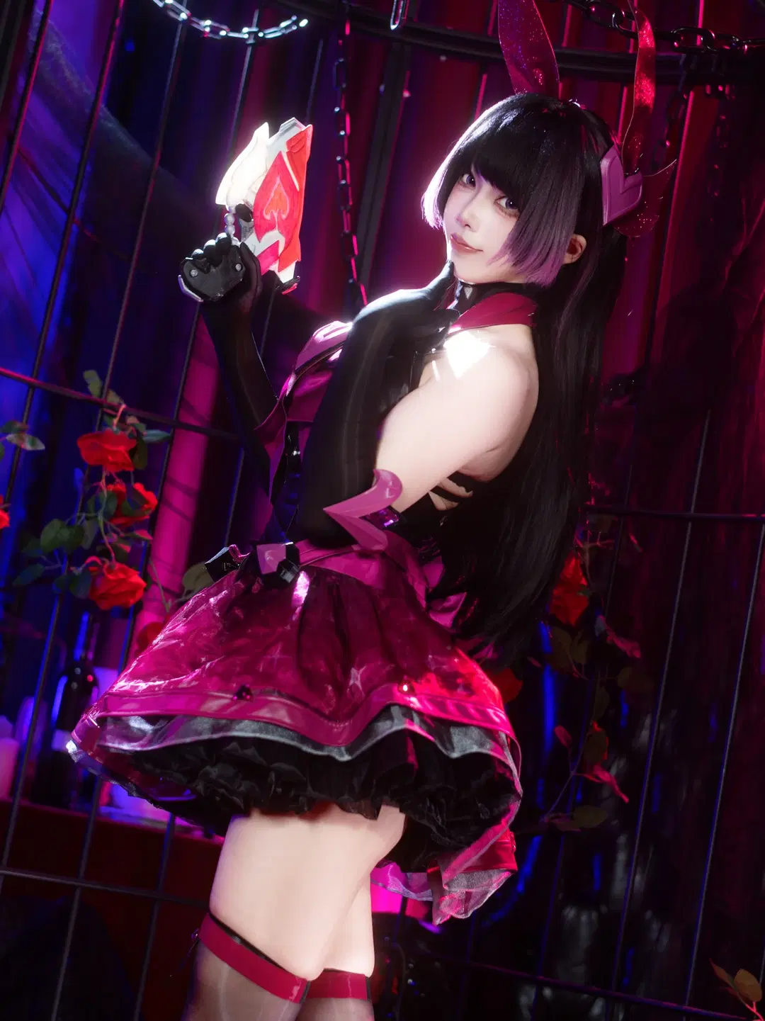 【D.VA cos】守望先锋夜魅影拍摄记录 - 拉克苏 - 第5张
