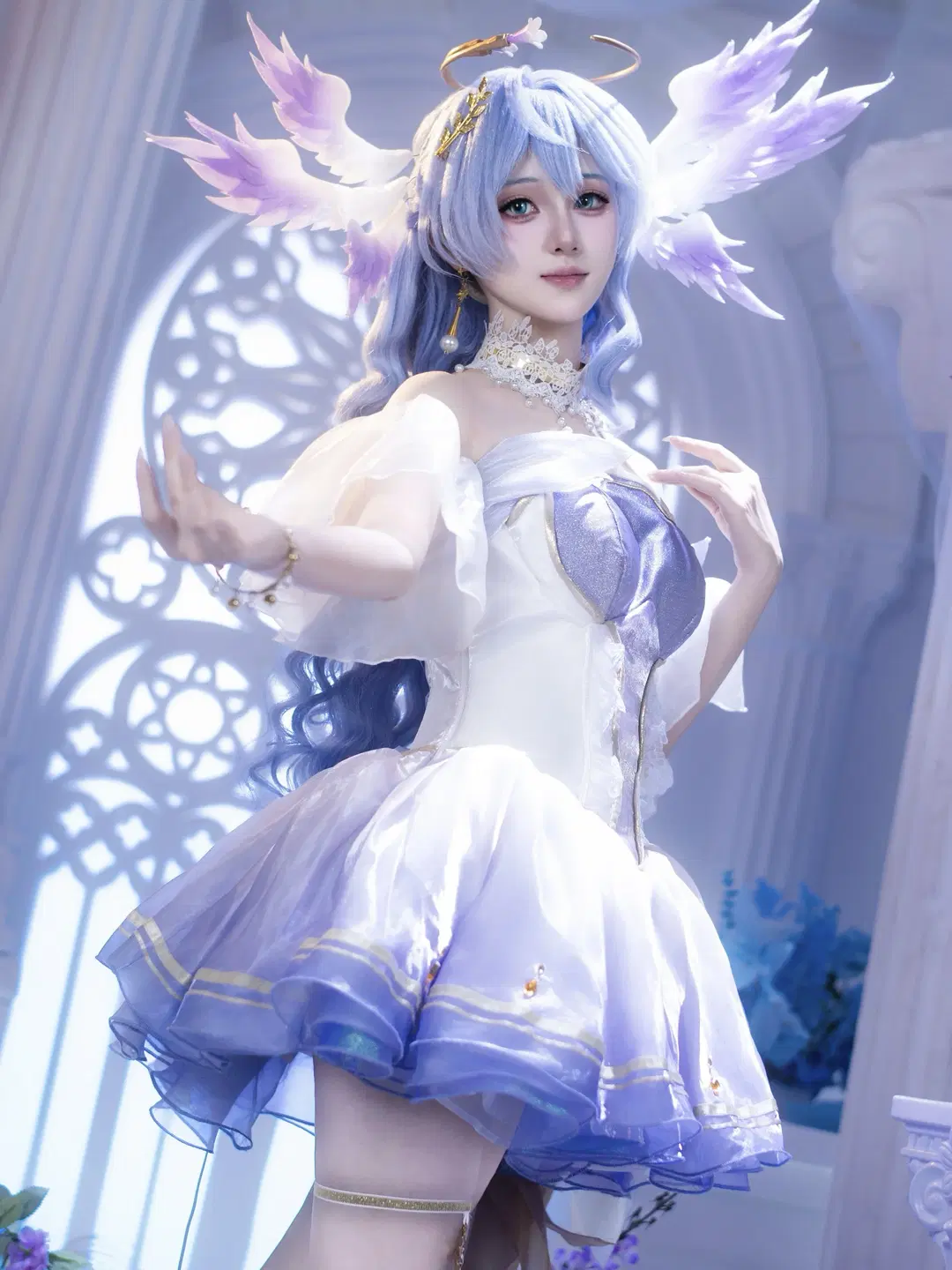 [Robin cosplay] Honkai: Star Rail - The Sacred Heart Aria Styling is Utterly Stunning
