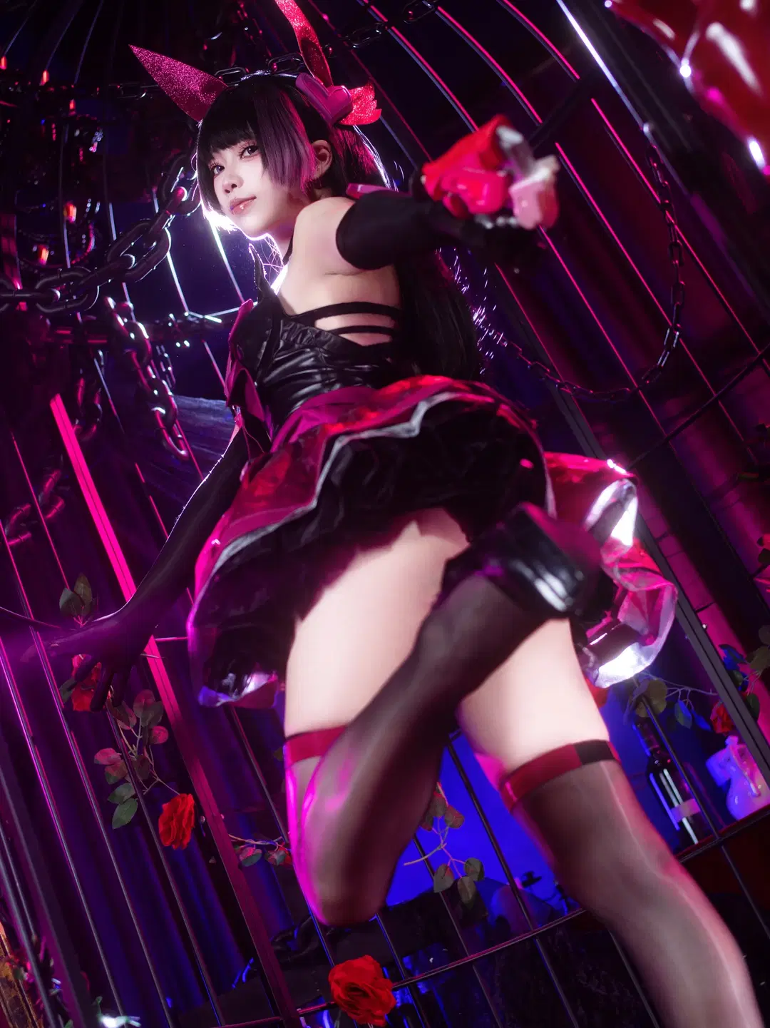 守望先锋, 游戏cos, D.Va cos, 丝袜, 夜魅影
