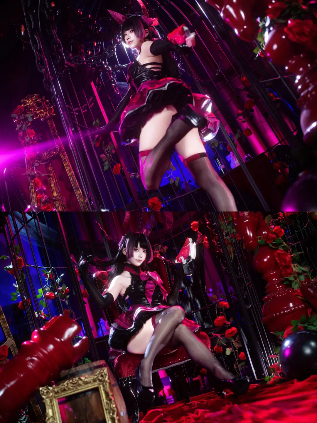 【D.Va cos】守望先鋒夜魅影，暗黑哥特風的機甲少女 - 拉克苏 - 第2張