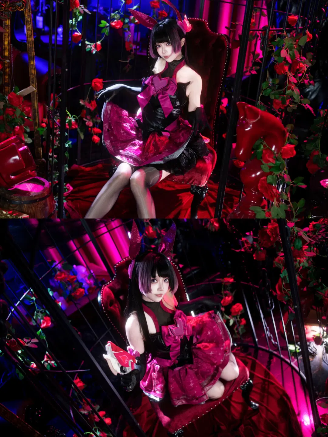 【D.Va cos】守望先鋒夜魅影，暗黑哥特風的機甲少女 - 拉克苏 - 第3張