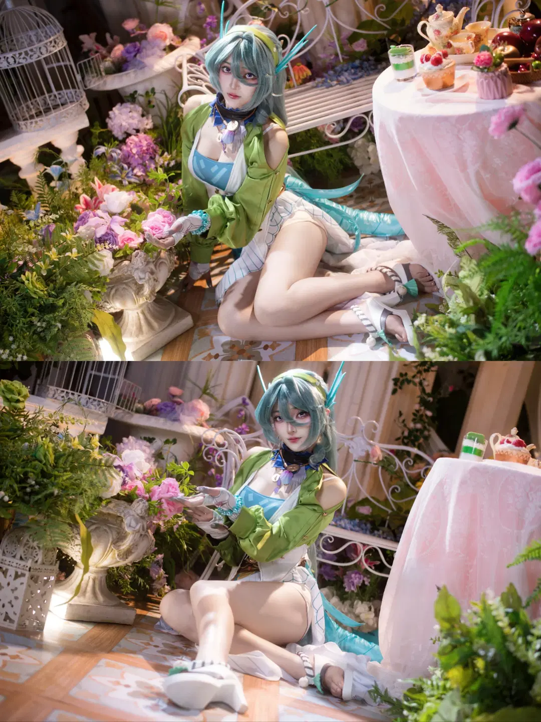 【瑟汐cos】绝区零歌后的花园茶话会 - 拉克苏 - 第3张