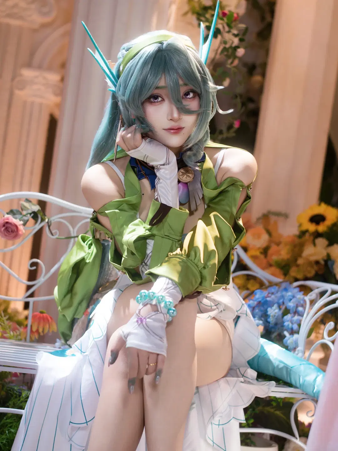 【瑟汐cos】绝区零歌后的花园茶话会 - 拉克苏 - 第4张