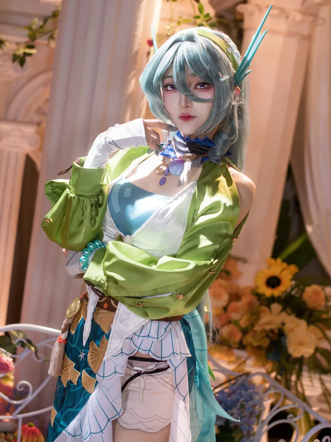 【瑟汐cos】绝区零歌后的花园茶话会 - 拉克苏 - 第7张