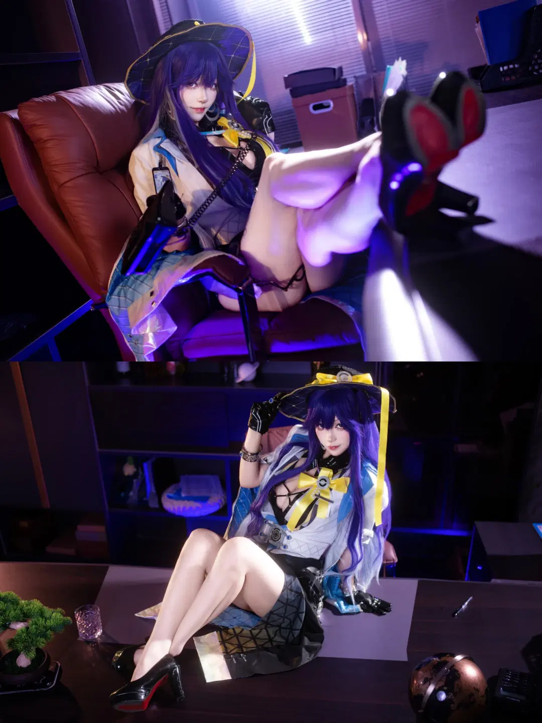 [Lucilla cosplay] Wuthering Waves: Languor and Absolute Command Inside the Principal's Office by 拉克苏 - Image 2