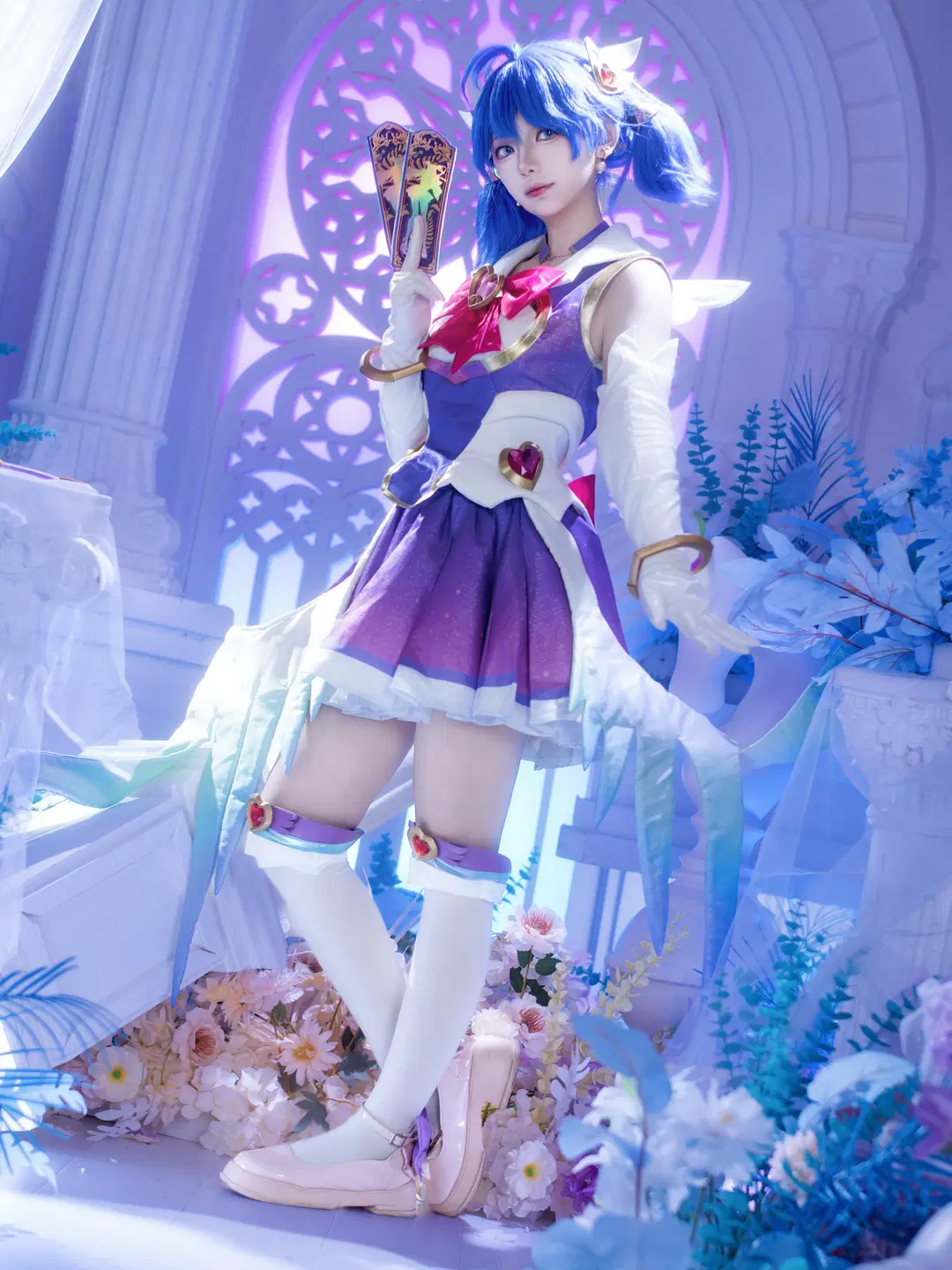 守望先锋, 魔法少女cos, 雾子cos, 白丝袜, 热情之心雾子
