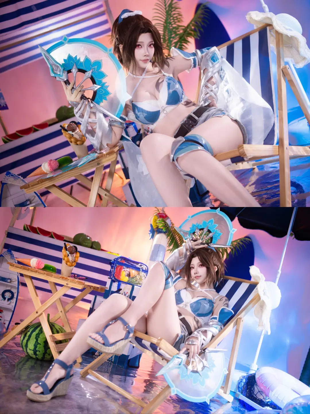 【安燃cos】守望先鋒的盛夏海灘風情 - 拉克苏 - 第2張