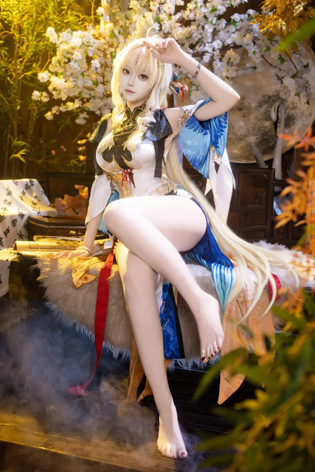 【穗穗cos】鸣潮穗穗执扇赴梦，一袖烟波入人间 - 拉克苏 - 第3张