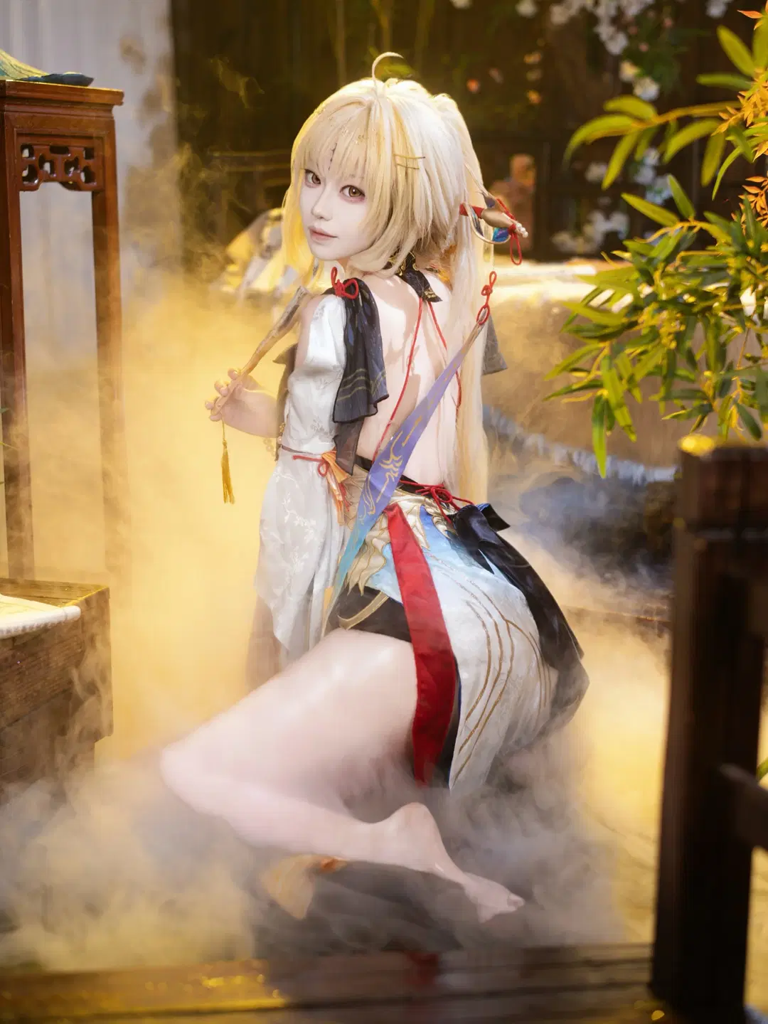 【穗穗cos】鸣潮穗穗执扇赴梦，一袖烟波入人间 - 拉克苏 - 第5张