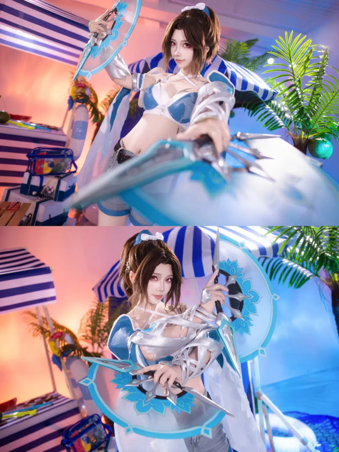 【アンランコスプレ】『オーバーウォッチ』真夏のビーチサイド・メモリー - 拉克苏 - 3枚目