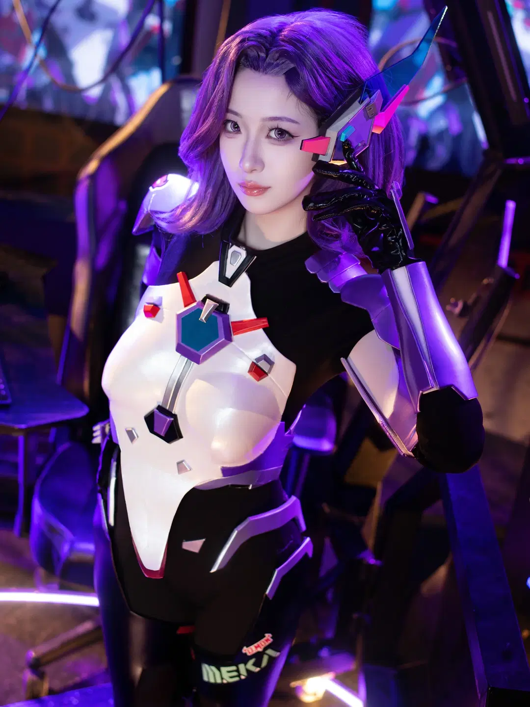 赛博朋克, 守望先锋, 机甲少女, 宋哈娜cos, 李侑娜cos