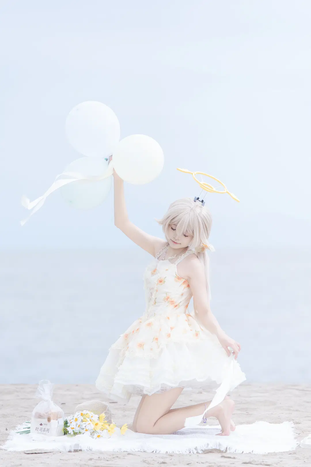【日富美cos】蔚蓝档案，夏日海滩的清新写真 - Kimi - 第2张