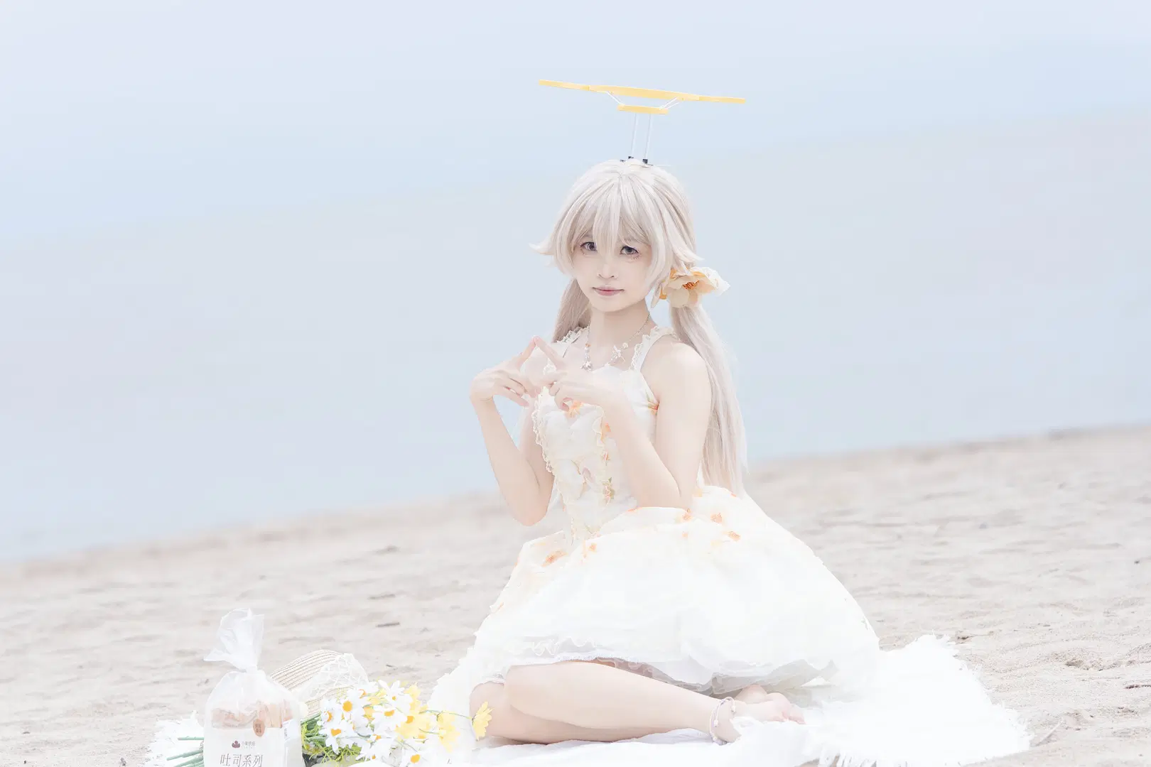 【日富美cos】蔚蓝档案，夏日海滩的清新写真 - Kimi - 第3张