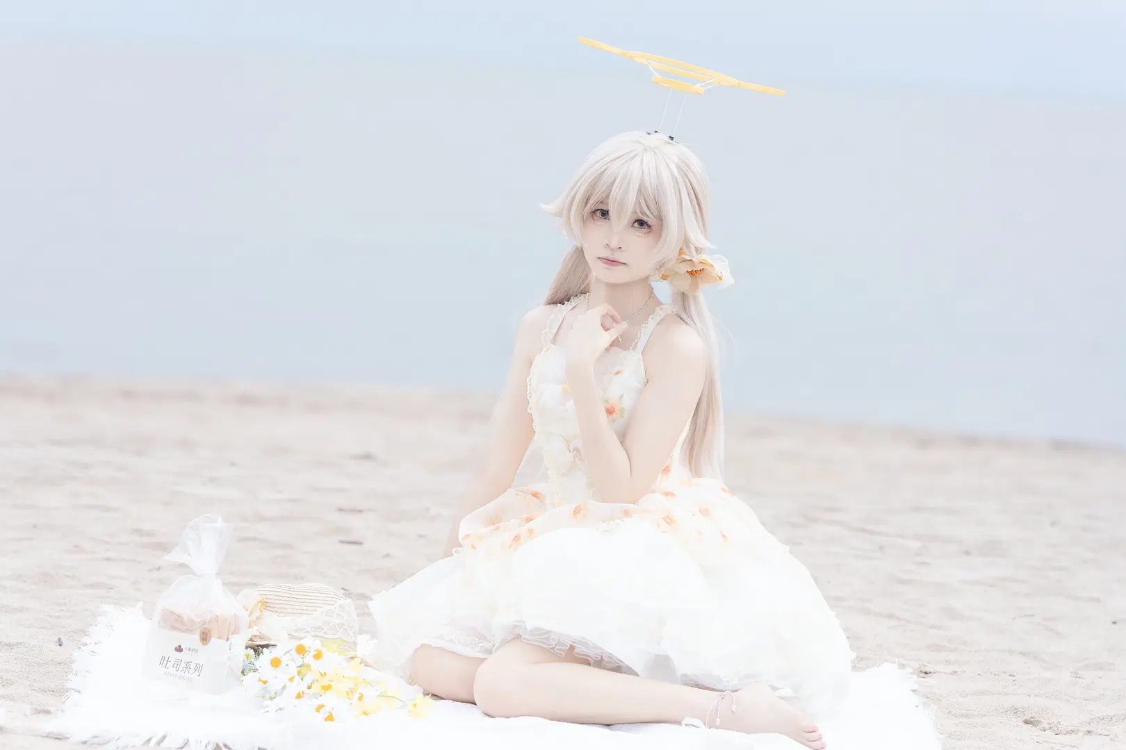 【日富美cos】蔚蓝档案，夏日海滩的清新写真 - Kimi - 第6张